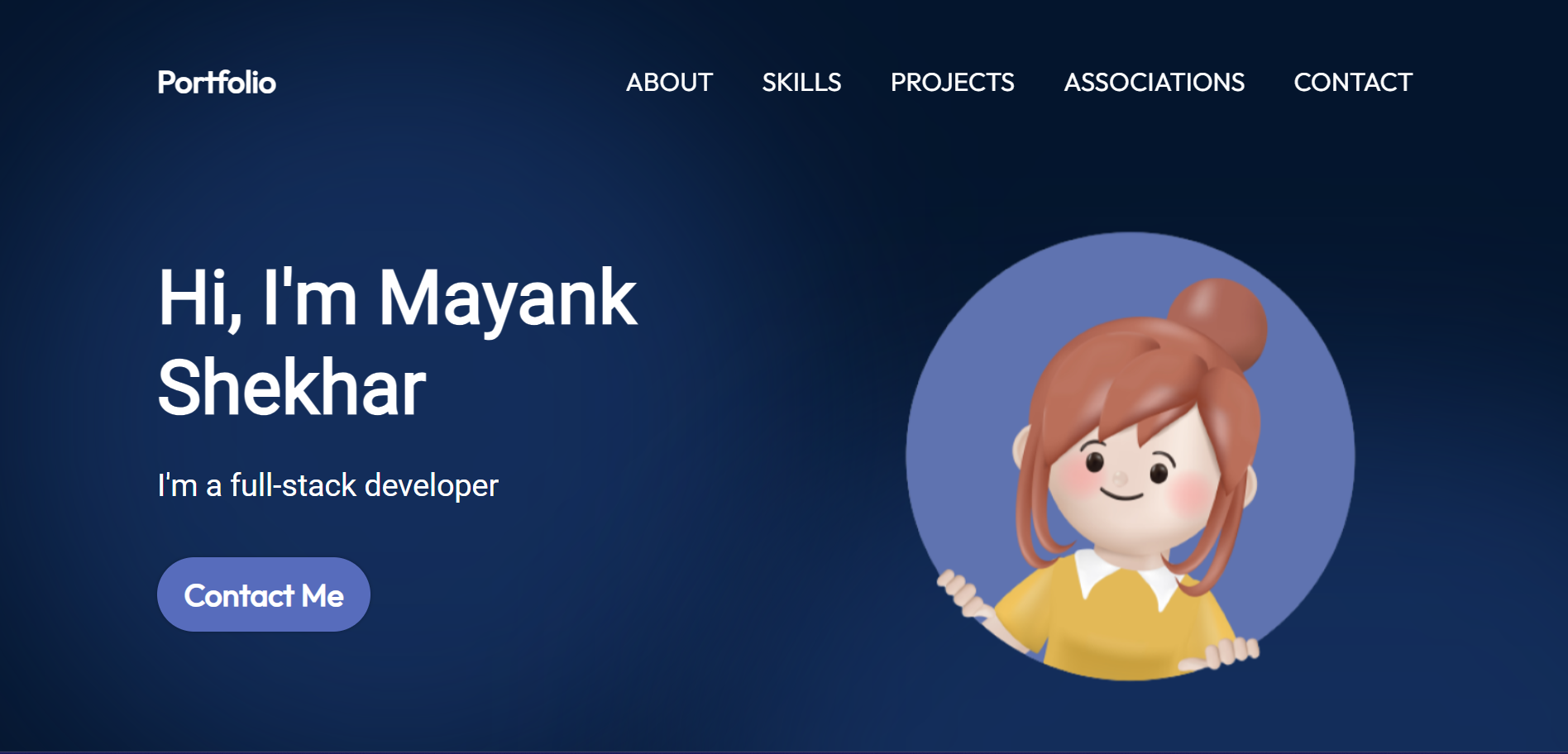 Image of Advanced Portfolio Website